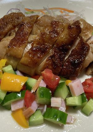 マカパウダーで下味した照り焼きチキン-レシピのメイン写真