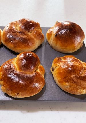 ぶどうパン(黒糖使用)-レシピのメイン写真