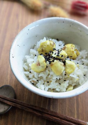 栗の味が楽しめる◆我が家の栗ごはん-レシピのメイン写真