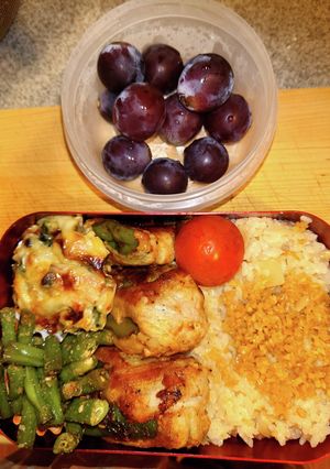 ピーマンチーズ肉巻き　グラタン　弁当-レシピのメイン写真