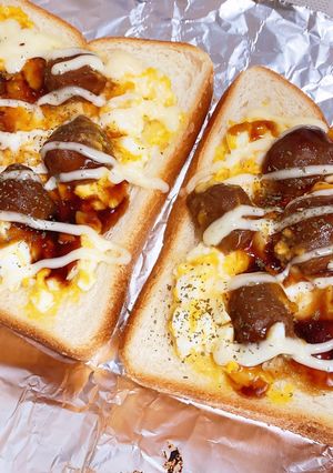 照り焼き風トースト-レシピのメイン写真