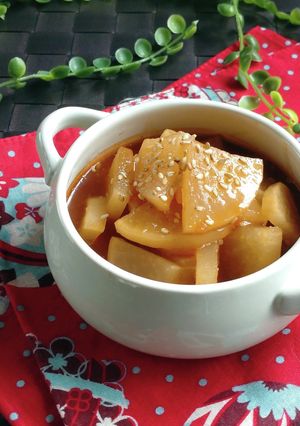 レンジで簡単☆5分で作れるヤンニョム大根-レシピのメイン写真