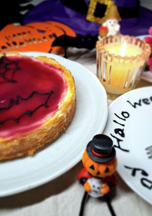 ベイクドチーズケーキにやさいシート♡-レシピのメイン写真