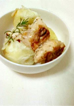 鶏肉とジャガイモのフライパン焼き-レシピのメイン写真