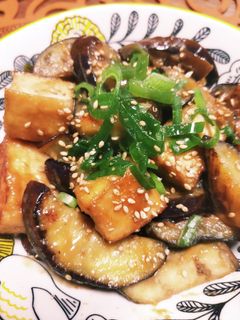 ご飯泥棒!! ナスと厚揚げの甘味噌炒-レシピのメイン写真