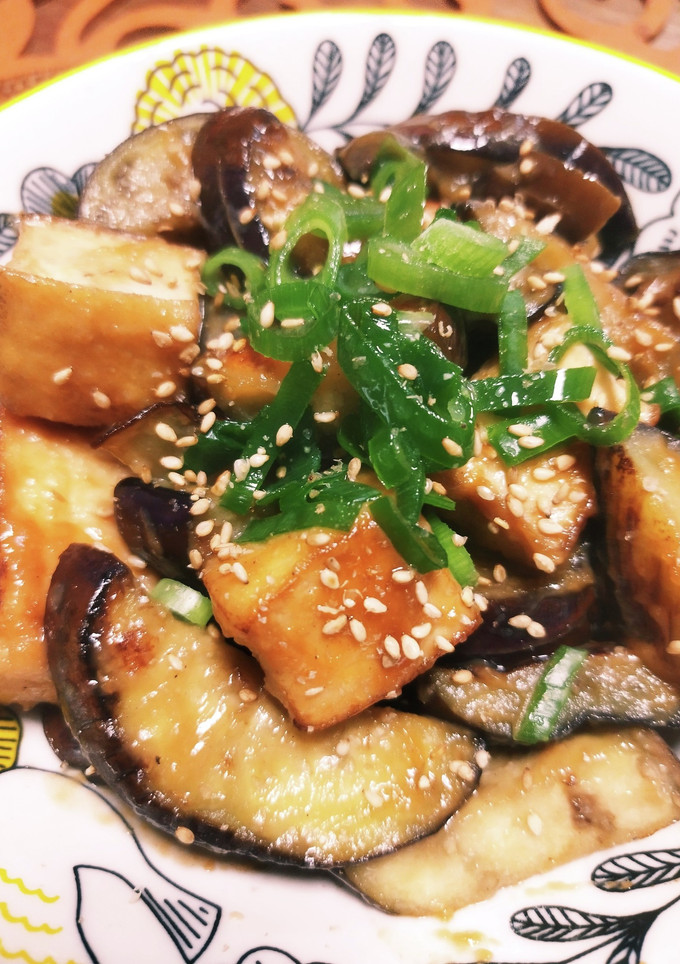 ご飯泥棒!! ナスと厚揚げの甘味噌炒-レシピのメイン写真