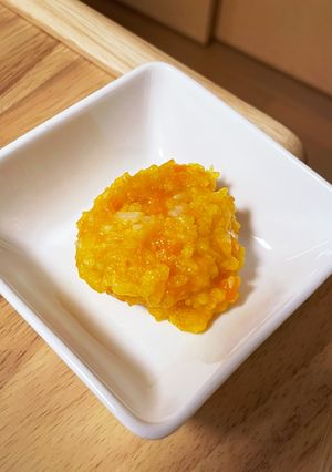 【離乳食】かぼちゃのデザートがゆ-レシピのメイン写真