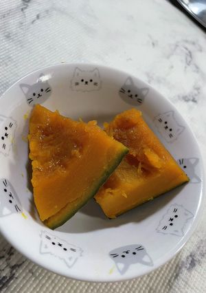 甘いカボチャの煮物(自分用)-レシピのメイン写真