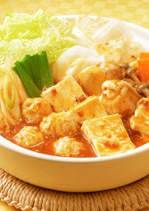 素で簡単に！野菜たっぷり！ 麻婆鍋-レシピのメイン写真