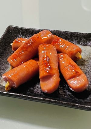 ハロウィン☆指ウインナースイートチリ味-レシピのメイン写真
