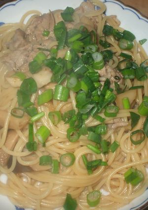豚バラとエリンギのゆず胡椒パスタ-レシピのメイン写真