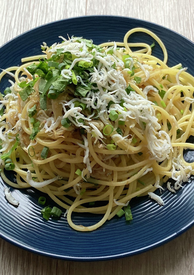 しらすと大葉と長ネギの和風ペペロンチーノ-レシピのメイン写真