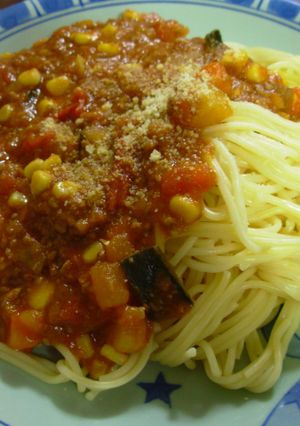 具だくさんミートソースのスパゲティ-レシピのメイン写真