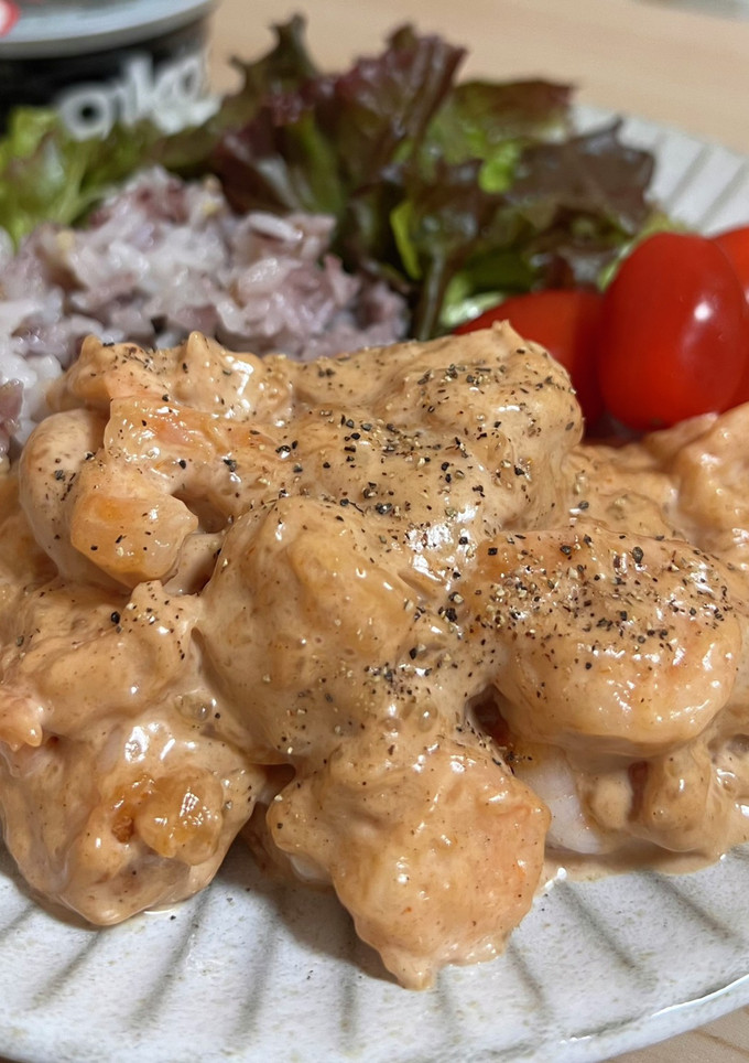 油不使用♪エビマヨ-レシピのメイン写真