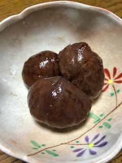 栗の渋皮煮-レシピのメイン写真