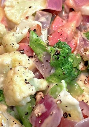 野菜たっぷりホワイトソース和え-レシピのメイン写真