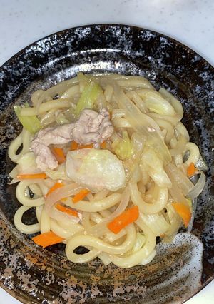 ホットクック で焼きうどん-レシピのメイン写真