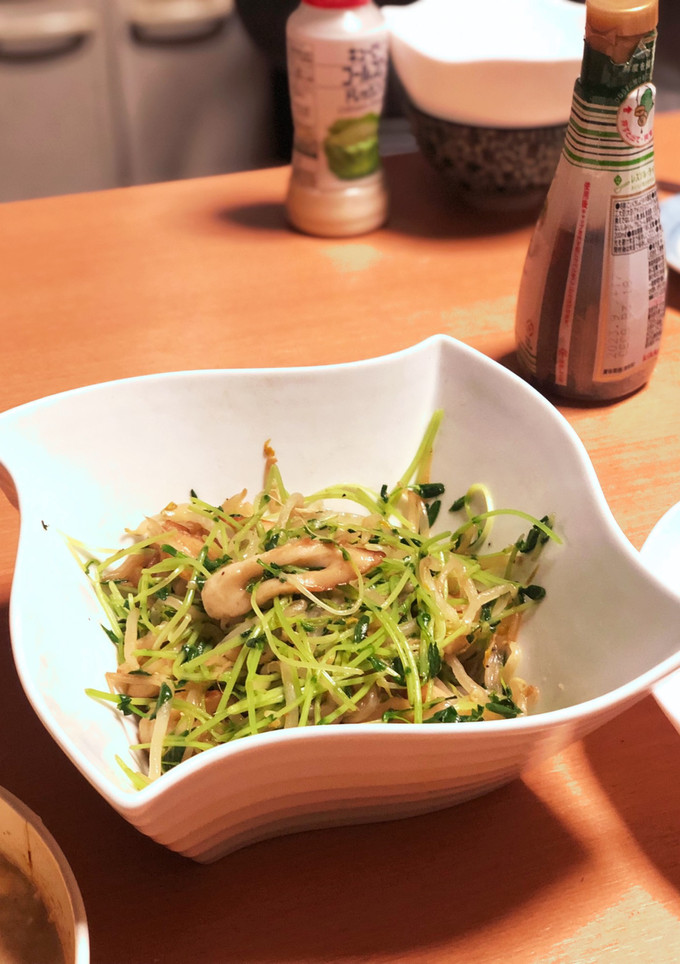 豆苗ともやしとちくわの炒め-レシピのメイン写真