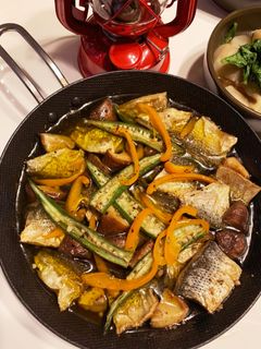 コハダと椎茸のアヒージョ-レシピのメイン写真