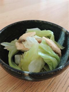 簡単副菜*キャベツと油揚げのだし煮-レシピのメイン写真