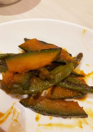かぼちゃとししとうの煮物-レシピのメイン写真