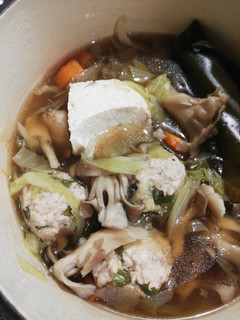 鶏団子 鍋-レシピのメイン写真