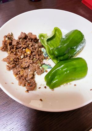 生ピーマンの肉のせ-レシピのメイン写真