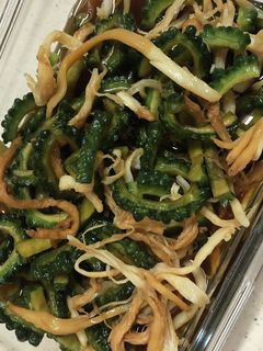ゴーヤとさきいかの漬物-レシピのメイン写真