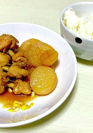 大根と手羽元のさっぱりポン酢煮-レシピのメイン写真