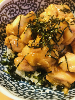 鶏のむね肉&もも肉の焼き鳥風丼-レシピのメイン写真
