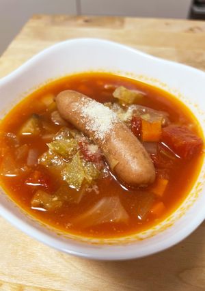 お野菜トロトロ☆ごろごろミネストローネ-レシピのメイン写真