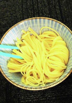 水筒　パスタ　非常食　ホテル-レシピのメイン写真