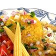 何時ものカレーに+♪ターメリックライス