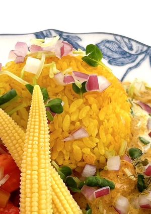 何時ものカレーに＋♪ターメリックライス-レシピのメイン写真