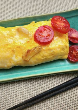 朝からヘルシー！ニンニク油の玉子焼！-レシピのメイン写真