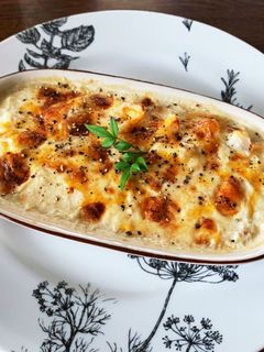 かぼちゃとちくわの豆腐グラタン-レシピのメイン写真