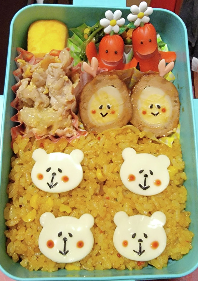 簡単くまちゃん弁当！-レシピのメイン写真