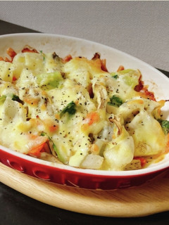 野菜室の残り物野菜でマヨチーズ焼き-レシピのメイン写真