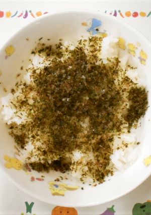 保育園給食★ふりかけご飯-レシピのメイン写真