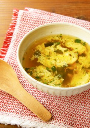 肌寒い朝に♪混ぜ込み中華スープ-レシピのメイン写真