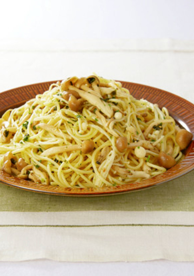 和風わかめきのこのパスタ-レシピのメイン写真