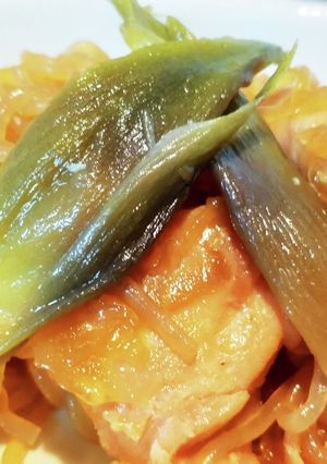 ミョウガ鶏モモしらたき煮-レシピのメイン写真