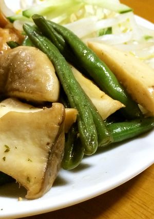 いんげんとエリンギのクレソルバター炒め-レシピのメイン写真
