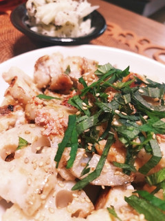 鶏と蓮根の明太子マヨ炒め-レシピのメイン写真