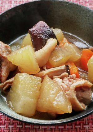 うまっ トロトロ冬瓜の鶏肉入り煮物-レシピのメイン写真