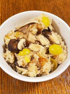 舞茸と銀杏の炊き込みご飯-レシピのメイン写真