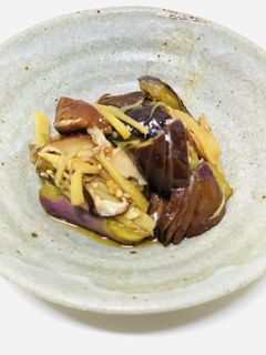 茄子とたっぷり生姜の煮びたし-レシピのメイン写真