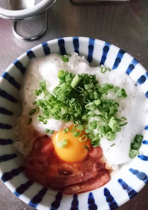 めちゃくちゃ旨い！山芋に塩辛のせただけ-レシピのメイン写真