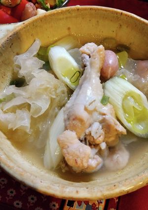 手羽元と白きくらげの煮込み-レシピのメイン写真