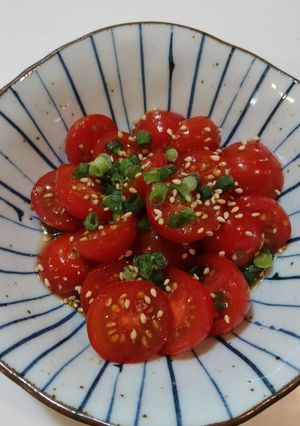簡単！やみつき！トマトのジンぽんナムル♪-レシピのメイン写真